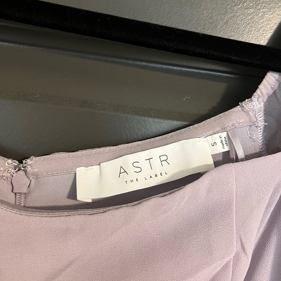 NEW ASTR Lucinda Square Neck Long Sleeve Maxi Dress in Dusty Lavender S - Picture 10 of 14